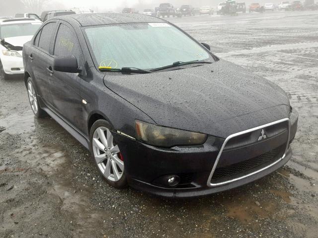 JA32U8FW1EU007190 - 2014 MITSUBISHI LANCER GT BLACK photo 1