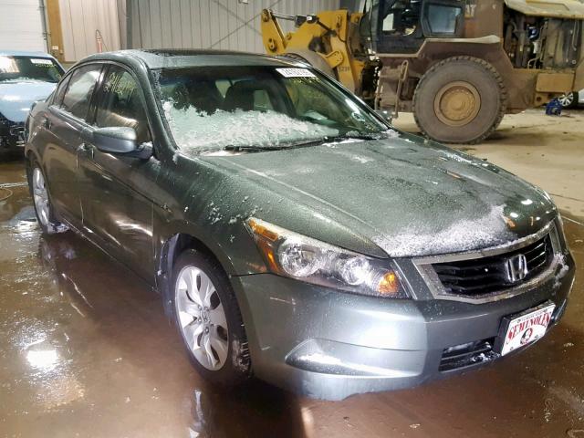 1HGCP26759A105649 - 2009 HONDA ACCORD EX GREEN photo 1