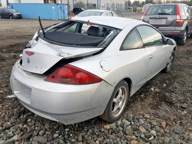 1ZWFT61L315622778 - 2001 MERCURY COUGAR V6 SILVER photo 4