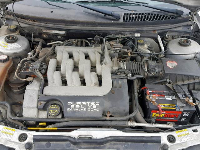 1ZWFT61L315622778 - 2001 MERCURY COUGAR V6 SILVER photo 7