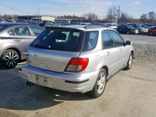 JF1GG296X2G812208 - 2002 SUBARU IMPREZA WR SILVER photo 4