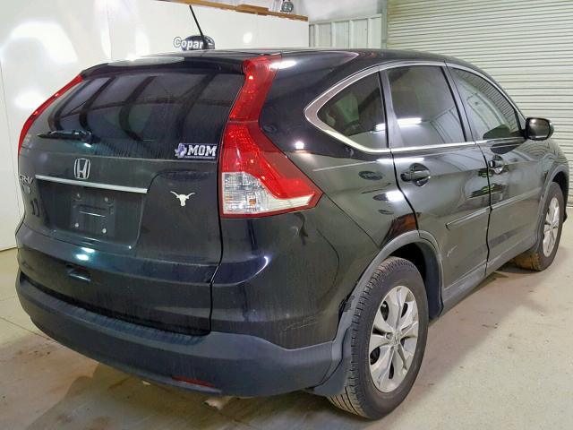 2HKRM3H56CH507540 - 2012 HONDA CR-V EX BLACK photo 4