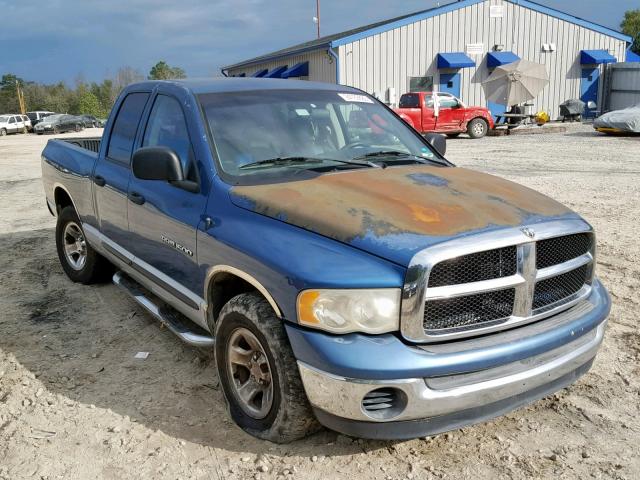 1D7HA18N84S572360 - 2004 DODGE RAM 1500 S BLUE photo 1