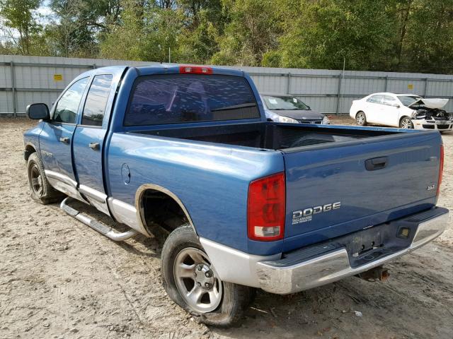 1D7HA18N84S572360 - 2004 DODGE RAM 1500 S BLUE photo 3