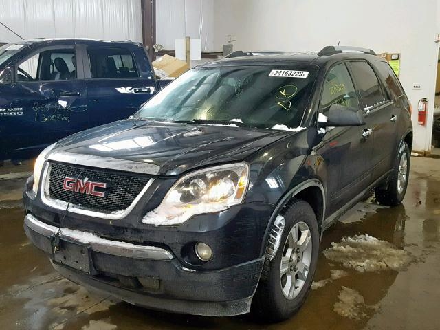 1GKKVNED3CJ346498 - 2012 GMC ACADIA SLE BLACK photo 2