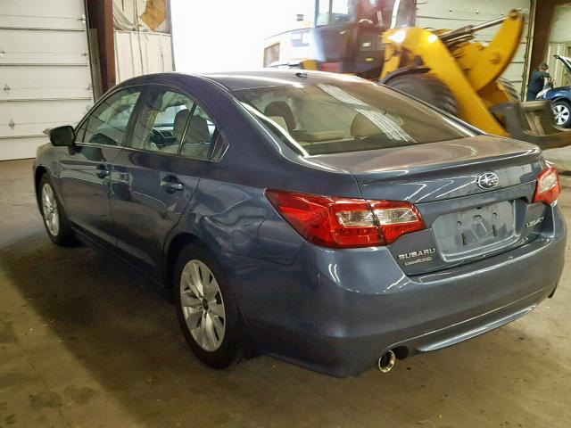 4S3BNBD65F3034141 - 2015 SUBARU LEGACY 2.5 BLUE photo 3