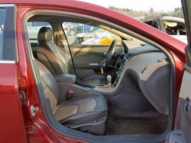 1G1ZK57B28F274839 - 2008 CHEVROLET MALIBU LTZ წითელი ფოტო 5