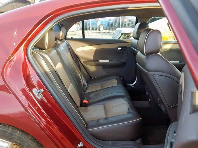 1G1ZK57B28F274839 - 2008 CHEVROLET MALIBU LTZ წითელი ფოტო 6