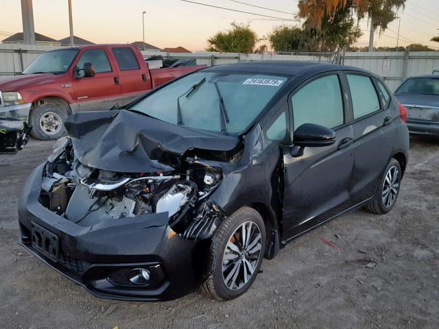 3HGGK5H78JM100371 - 2018 HONDA FIT EX BLACK photo 2