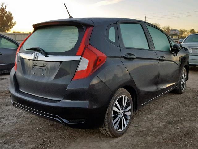 3HGGK5H78JM100371 - 2018 HONDA FIT EX BLACK photo 4