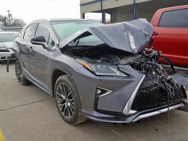 2T2BZMCA4GC011105 - 2016 LEXUS RX 350 GRAY photo 1