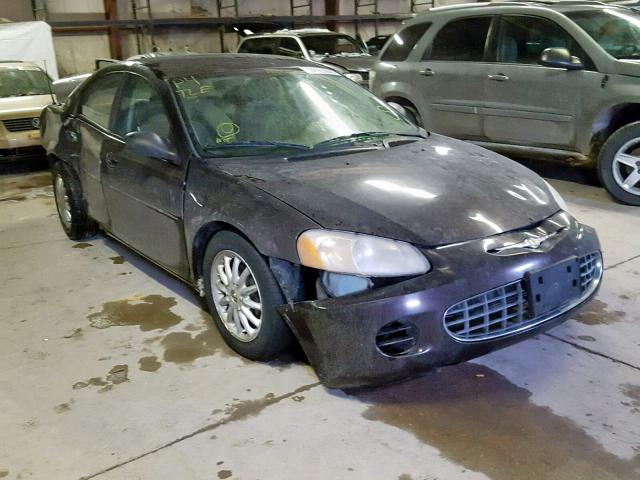 1C3EL46X93N502574 - 2003 CHRYSLER SEBRING LX PURPLE photo 1