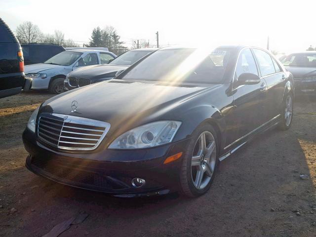 WDDNG71X67A067685 - 2007 MERCEDES-BENZ S 550 BLACK photo 2