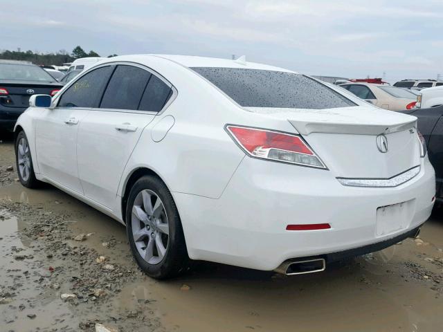 19UUA8F51EA006764 - 2014 ACURA TL TECH WHITE photo 3