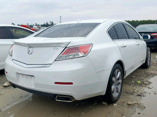 19UUA8F51EA006764 - 2014 ACURA TL TECH WHITE photo 4