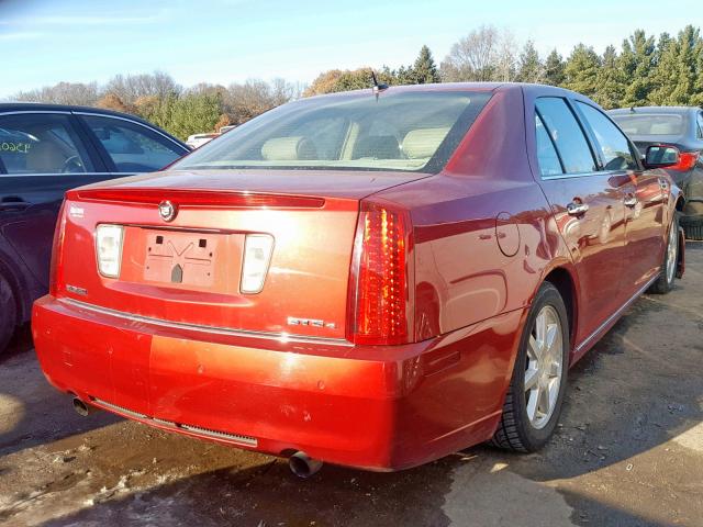 1G6DW67V580114823 - 2008 CADILLAC STS RED photo 4
