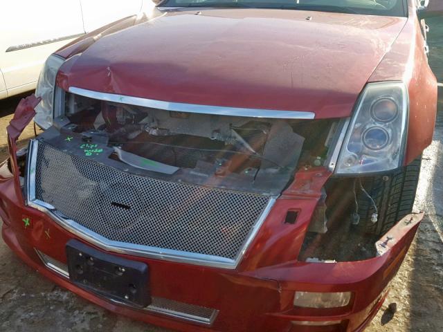 1G6DW67V580114823 - 2008 CADILLAC STS RED photo 9