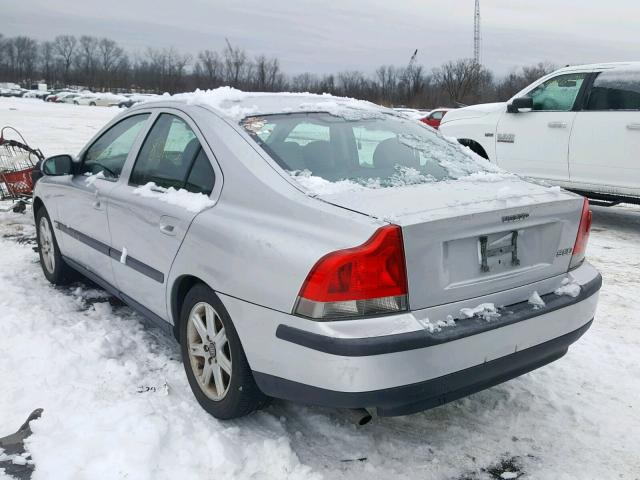 YV1RS58D422096755 - 2002 VOLVO S60 2.4T SILVER photo 3