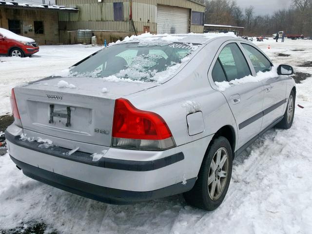 YV1RS58D422096755 - 2002 VOLVO S60 2.4T SILVER photo 4