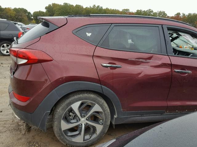 KM8J33A26GU150321 - 2016 HYUNDAI TUCSON LIM BURGUNDY photo 10
