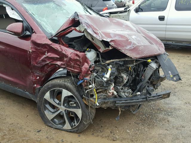 KM8J33A26GU150321 - 2016 HYUNDAI TUCSON LIM BURGUNDY photo 9