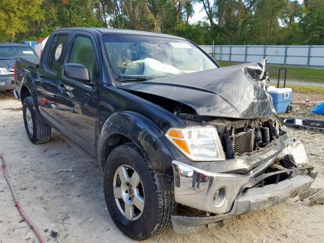 1N6AD07U25C463732 - 2005 NISSAN FRONTIER C BLACK photo 1