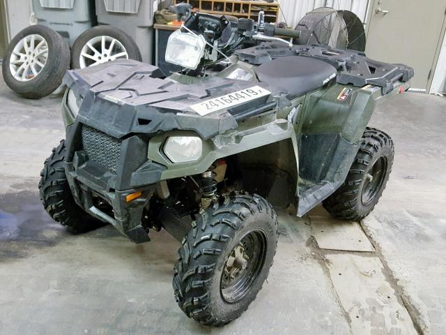 4XASEA506JA106464 - 2018 POLARIS SPORTSMAN GREEN photo 2