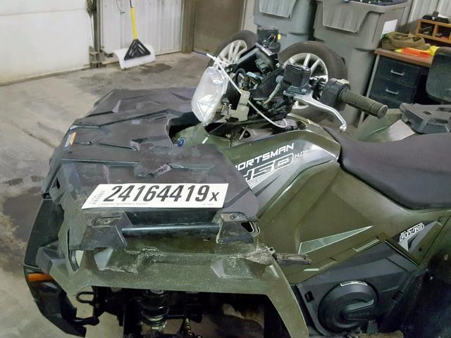 4XASEA506JA106464 - 2018 POLARIS SPORTSMAN GREEN photo 9