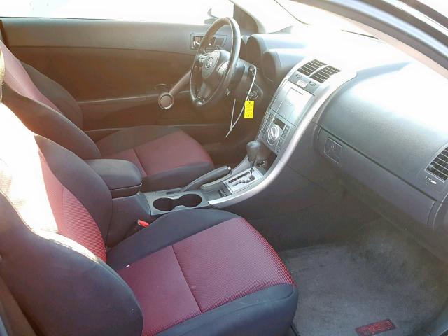 JTKDE167190301489 - 2009 TOYOTA SCION TC შავი ფოტო 5