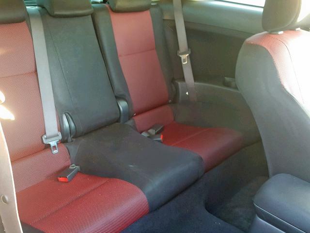 JTKDE167190301489 - 2009 TOYOTA SCION TC შავი ფოტო 6