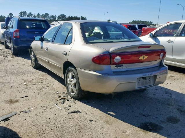 1G1JF52F857125644 - 2005 CHEVROLET CAVALIER L GOLD photo 3