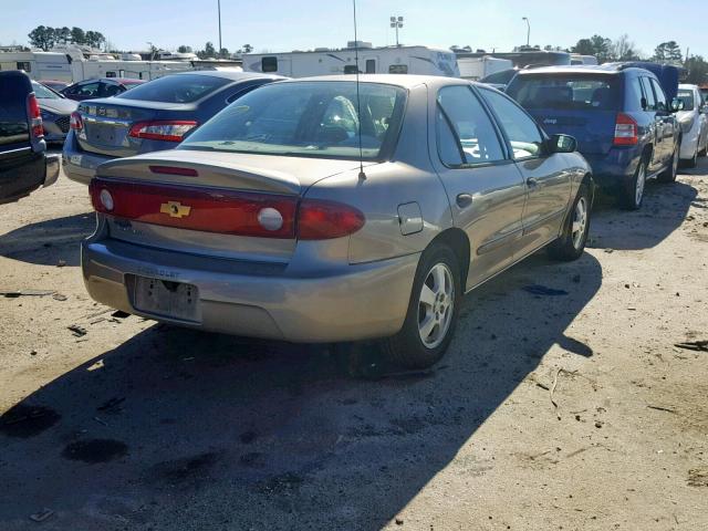 1G1JF52F857125644 - 2005 CHEVROLET CAVALIER L GOLD photo 4