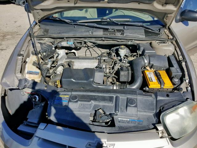 1G1JF52F857125644 - 2005 CHEVROLET CAVALIER L GOLD photo 7