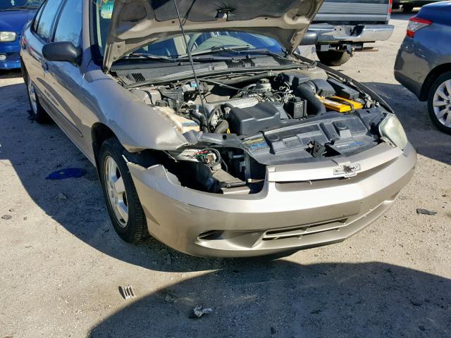 1G1JF52F857125644 - 2005 CHEVROLET CAVALIER L GOLD photo 9