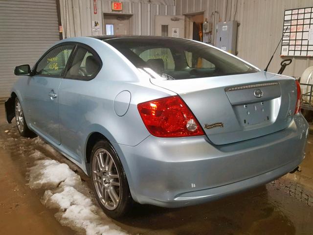 JTKDE177870202390 - 2007 TOYOTA SCION TC ლურჯი ფოტო 3