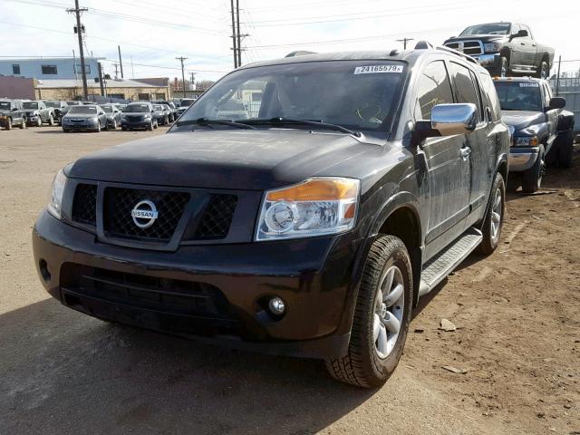 5N1AA0NC4AN606079 - 2010 NISSAN ARMADA SE BLACK photo 2