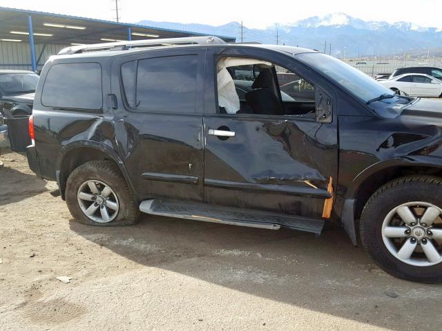 5N1AA0NC4AN606079 - 2010 NISSAN ARMADA SE BLACK photo 9