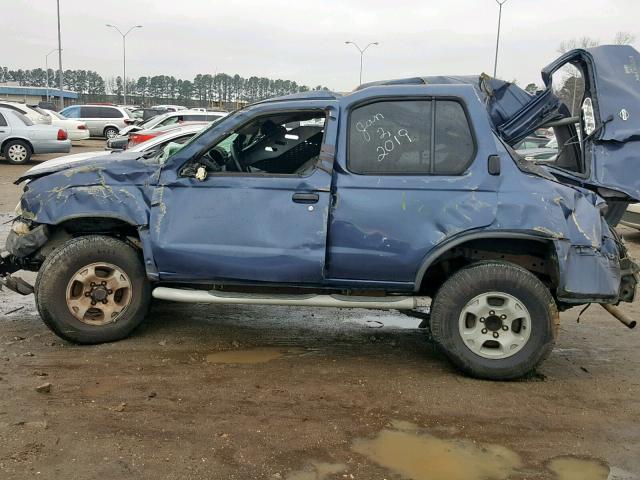 5N1ED28Y8YC594536 - 2000 NISSAN XTERRA XE BLUE photo 10