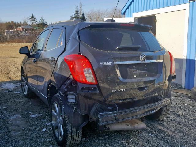 KL4CJGSB1GB556697 - 2016 BUICK ENCORE BLACK photo 3