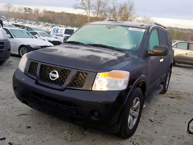 5N1BA0ND0EN613906 - 2014 NISSAN ARMADA SV BLACK photo 2