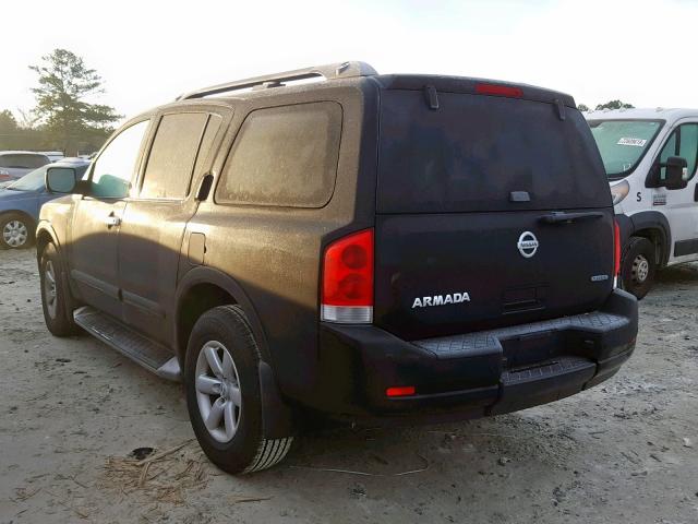 5N1BA0ND0EN613906 - 2014 NISSAN ARMADA SV BLACK photo 3