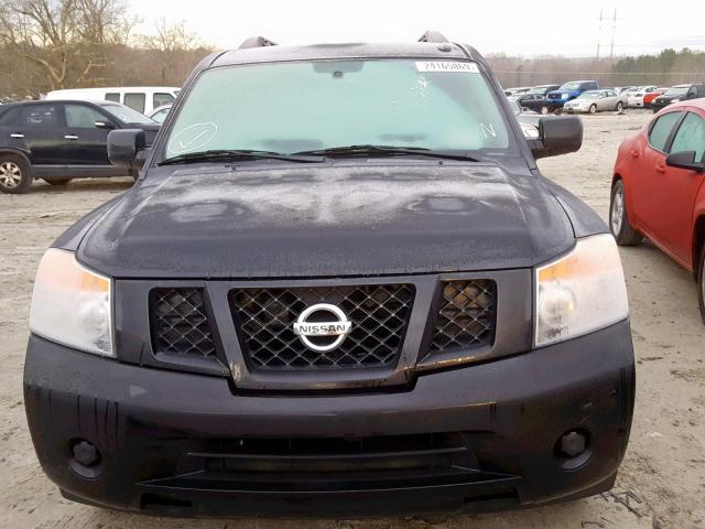 5N1BA0ND0EN613906 - 2014 NISSAN ARMADA SV BLACK photo 9