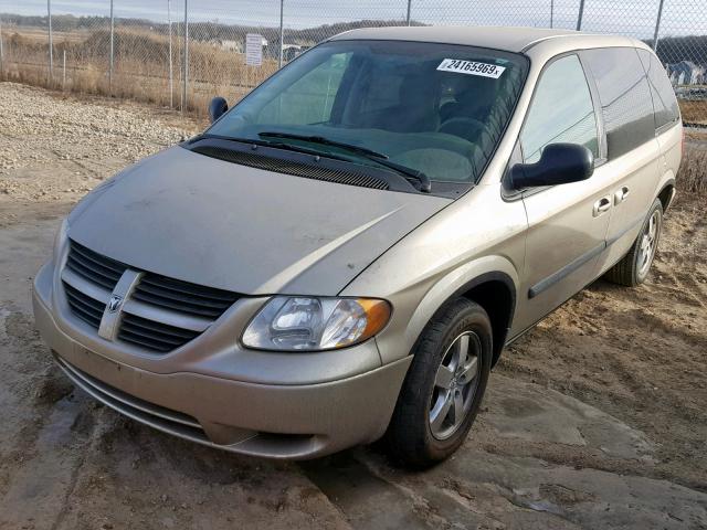 1D4GP45R47B159694 - 2007 DODGE CARAVAN SX TAN photo 2