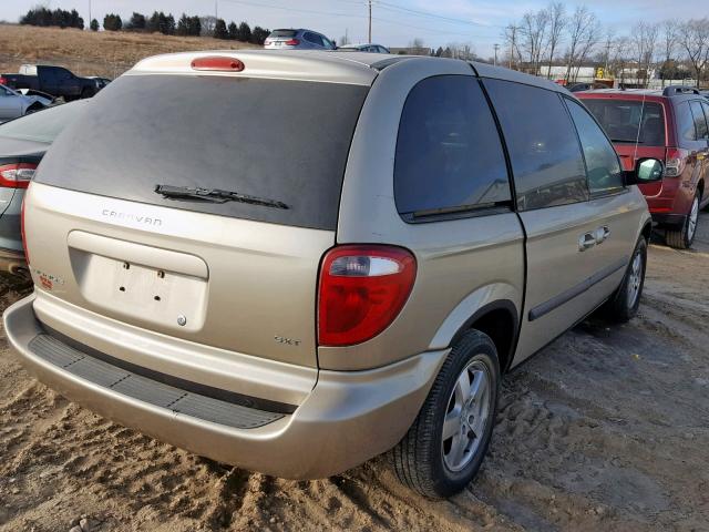 1D4GP45R47B159694 - 2007 DODGE CARAVAN SX TAN photo 4