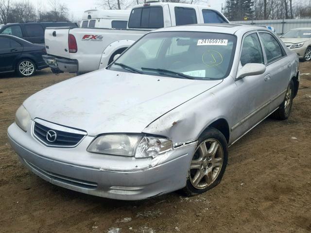 1YVGF22DXY5172604 - 2000 MAZDA 626 ES SILVER photo 2