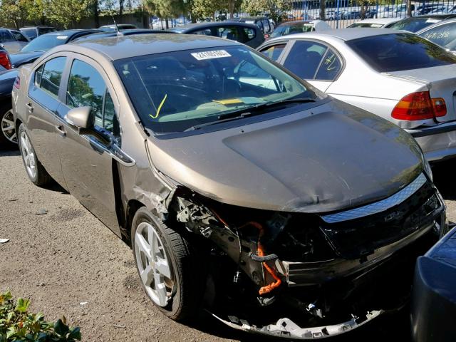 1G1RH6E43EU137571 - 2014 CHEVROLET VOLT BROWN photo 1