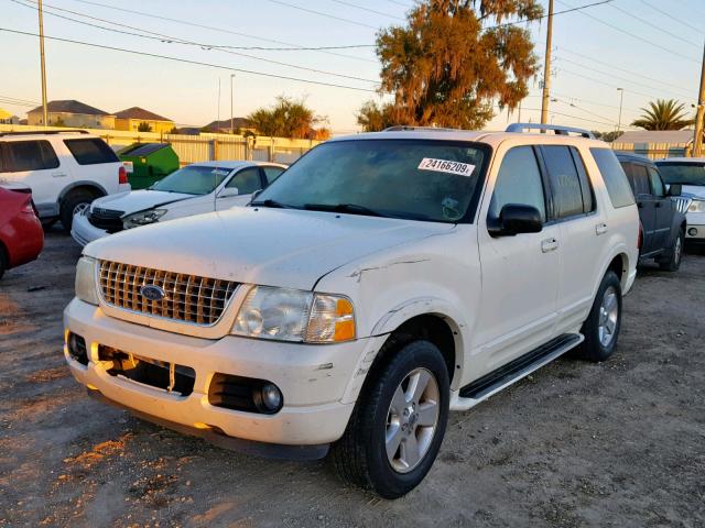 1FMZU65K03ZA79724 - 2003 FORD EXPLORER L WHITE photo 2