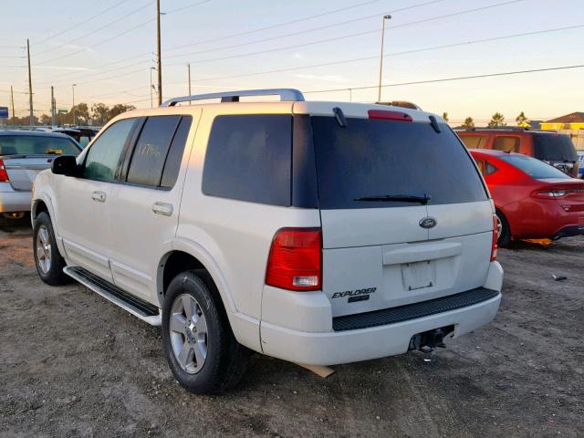 1FMZU65K03ZA79724 - 2003 FORD EXPLORER L WHITE photo 3