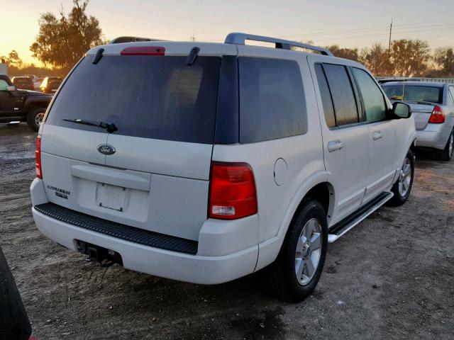 1FMZU65K03ZA79724 - 2003 FORD EXPLORER L WHITE photo 4