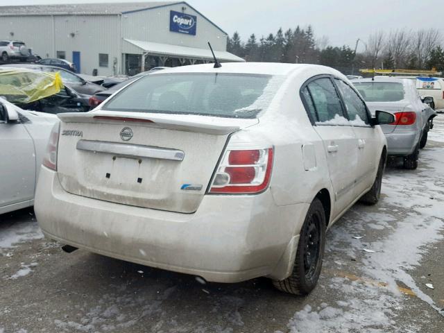 3N1AB6AP2CL662122 - 2012 NISSAN SENTRA 2.0 WHITE photo 4